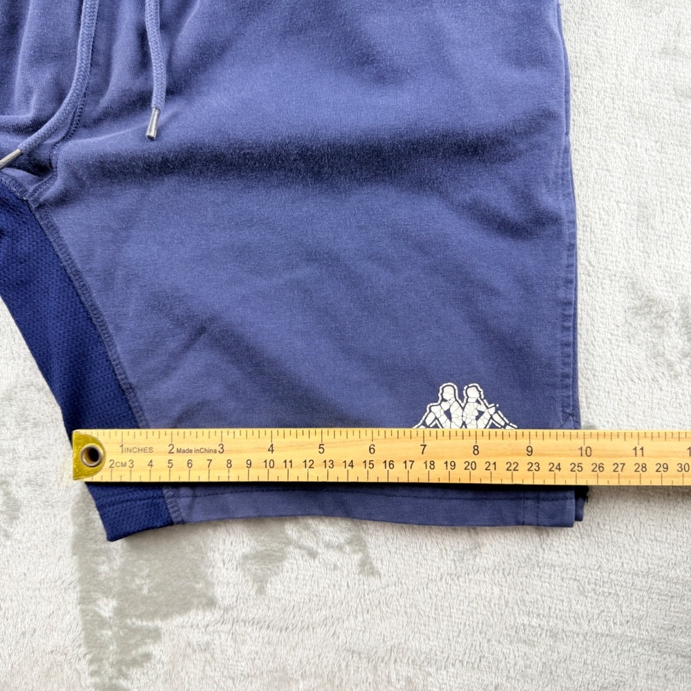 Kappa Women's Small Active Shorts Blue Mesh Trim Logo - Picture 9 of 13